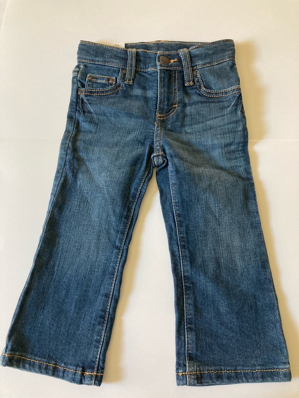 Wrangler Toddler Boys Bootcut Indigo Blue Denim Jeans. Size 2T. NWT.